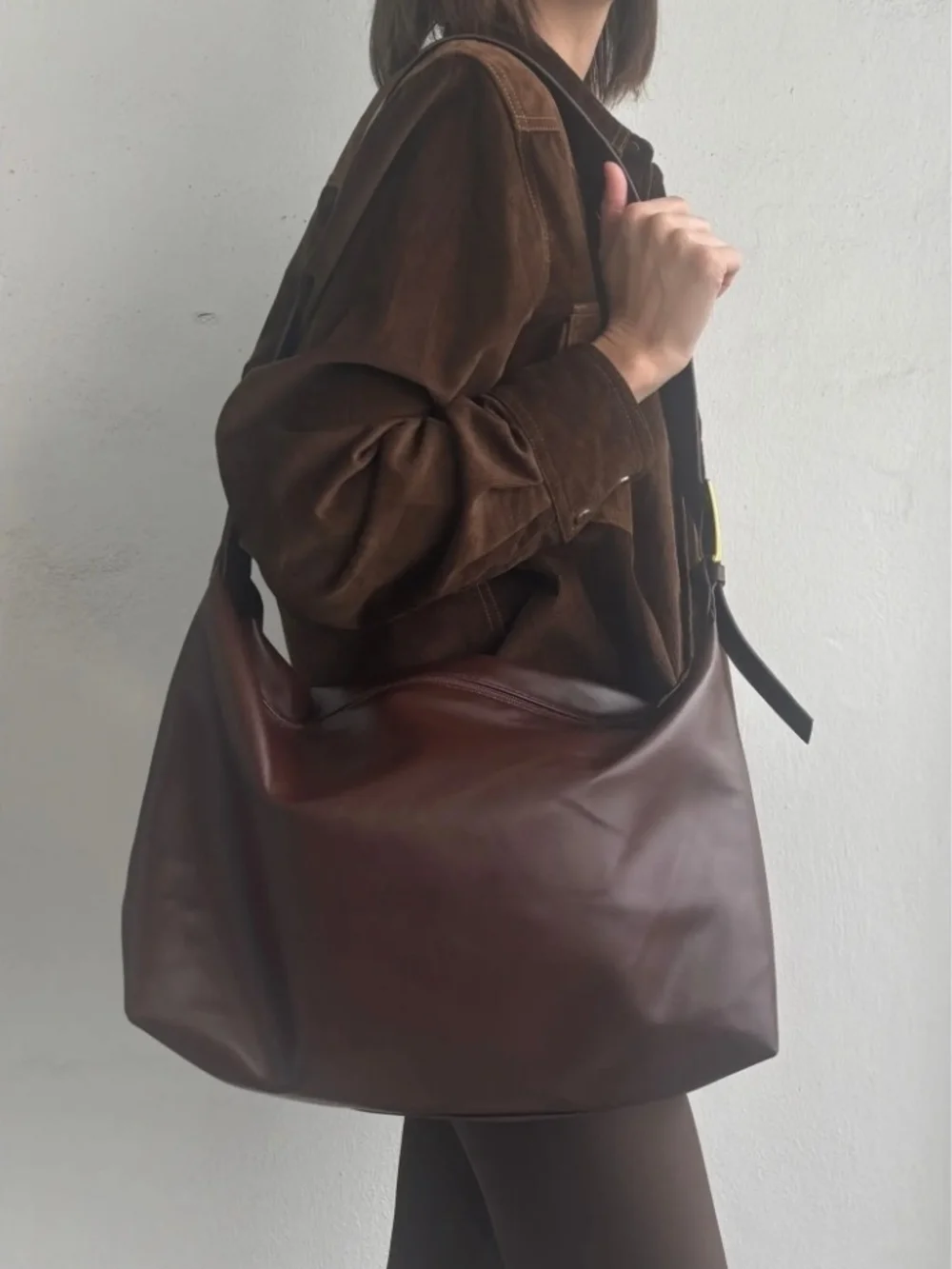 Adornia Feaux Leather Shoulder Bag, New without Tags